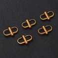 thumbnail image 2 of 5pcs Metal Buckle Chain Strap Adjustment Buckles Screw Fastening Buckle Accessories for Backpack Suitcase DIY Craft (Retro Gold), 2 of 8