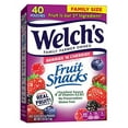 thumbnail image 2 of Welch's Fruit Snacks, Berries 'n Cherries, Gluten Free, Bulk Pack, 0.9 oz Individual Single Serve Bags (Pack of 40), 2 of 3