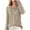 Khaki, variant on Women's Casual Slim Fit Cardigan O Neck Long Sleeve Soft Solid Sweater Knitwear