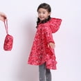 thumbnail image 6 of Kogui Kids Raincoat Rain Ponchos Raincoats for Kids, Reusable Boys Girls Rain Jackets with Hood Travel Outdoor Size 8-9 (Red,8-9 Years), 6 of 9