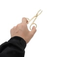 thumbnail image 2 of Unique Bargains 1 Pc Portable Straight Eyebrow Tweezer 3.23"x1.89" Gold Tone, 2 of 7