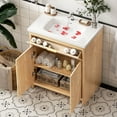 thumbnail image 5 of Teousev 31.5" Single-Sink Bathroom Vanity in Oak with 2 Doors, 5 of 10