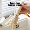 thumbnail image 5 of Pot Cleaning Brush, Long Handle Dishwashing Brush, Non-Scratch Bristles for Cookware, Pans, Kitchen Utensils, Durable Wooden Handle, Grease-Free Cleaning, Multi-Purpose Scrubber, 5 of 6
