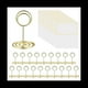 thumbnail image 1 of 20 Soportes para Tarjetas de Mesa, Soportes para NúMeros de Mesa, Soportes para Tarjetas de Mesa, Imagen/Foto/Menú/Nota/Notas de Alambre de Metal Dorado, 1 of 7