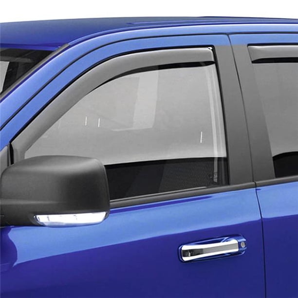InChannel SlimLine Matte Black Front & Rear Window Visors for 2019