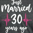 thumbnail image 3 of CafePress - 30Th 30 Year Wedding Anniversary Gift Couples Husb Men's Deluxe T Shirt - Mens Tri-blend T-Shirt, 3 of 4