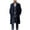 Navy, variant on zfhfof Men's Casual Trench Coat Slim Fit Notched Collar Long Jacket Overcoat Single Breasted Business Wool Pea Coat wih Pockets