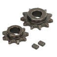 thumbnail image 1 of Kit de engranajes de Motor delantero y trasero Bling Bling Acero al carbono 9 dientes 11 dientes para cadena 06B, 1 of 12