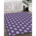 thumbnail image 2 of Ahgly Company Indoor Round Patterned Purple Jam Purple Area Rugs, 8' Round, 2 of 6