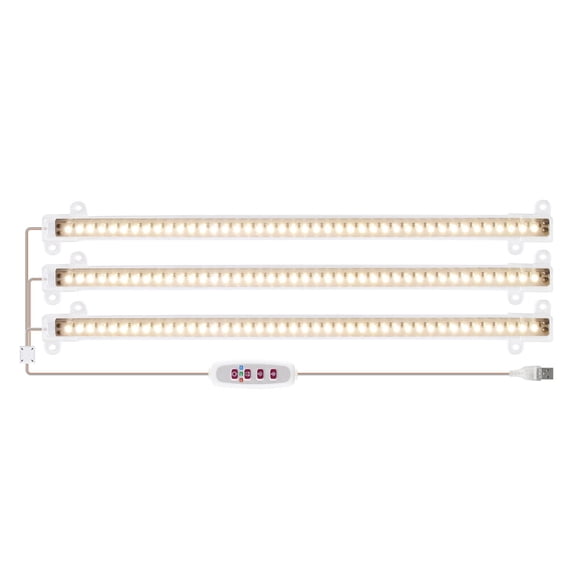 Tiras de luz LED para cultivo Inteprter 30CM IP20 ABS Phytolamp 5 modos de iluminación