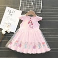 thumbnail image 4 of WIBACKER 1-6T Toddler Kid Baby Girls Fancy Party Fly Sleeve Princess Dress Cosplay Costume Dress Up, 4 of 11
