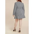 thumbnail image 2 of ELOQUII Women's Plus Size Rhinestone Button Tweed Mini Dress, 2 of 2