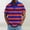 #Red, variant on DPTALR Men's Stripe Gradient Print Casual Short Sleeve Shirt,Blue,Big Men's,Tall Men's L,Young Men's T-shirt