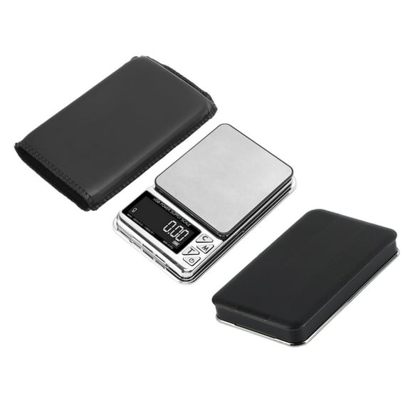 BuyWeek Balance de Cuisine Numérique, Balance Alimentaire en Acier Inoxydable Balance à Café Rechargeable par USB Balance à Bijoux Haute Précision 200g/0.01g‑1500g/0.1
