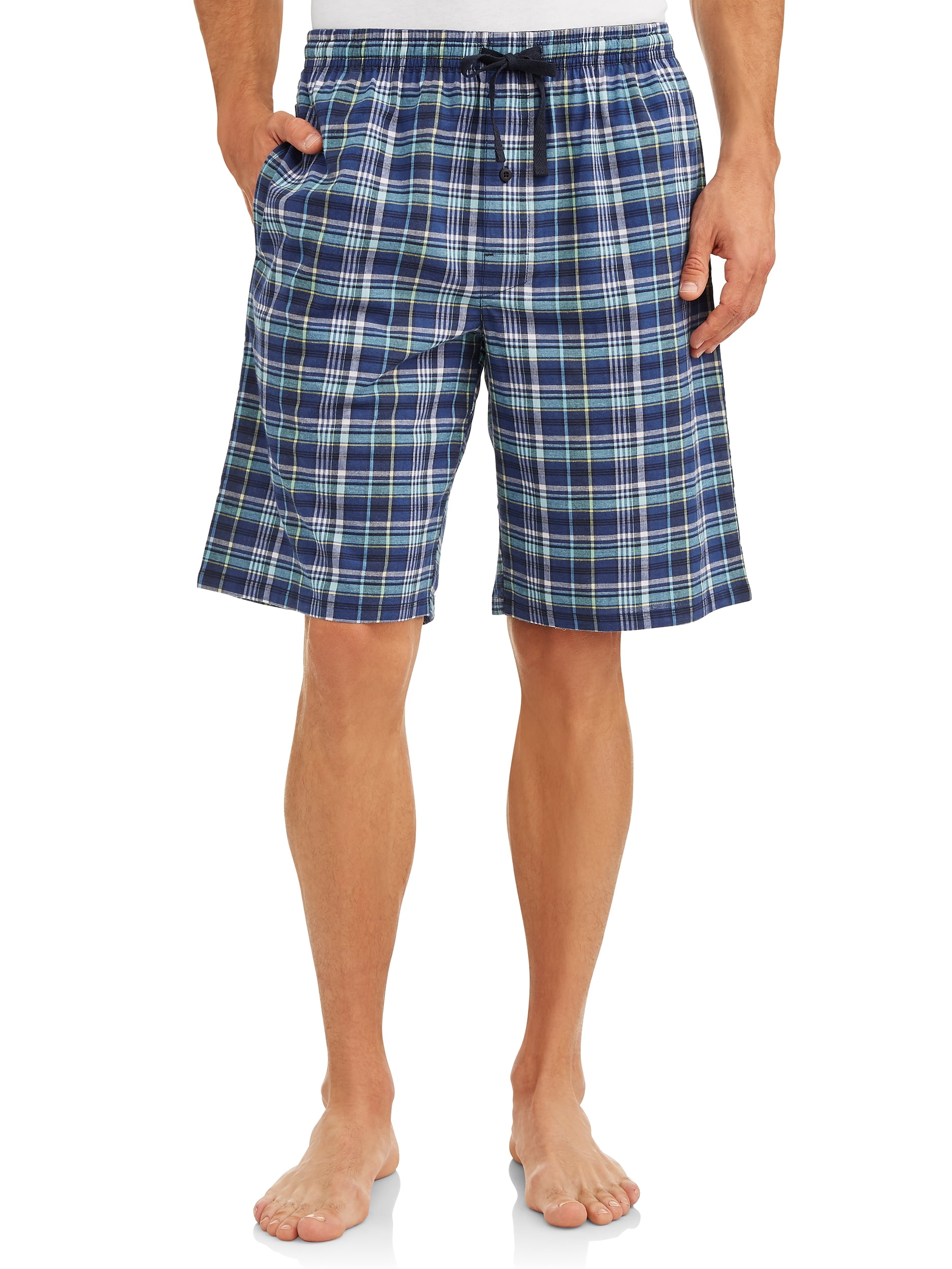 Hanes Men's and Big Men's Stretch Sleep Jam Shorts, 2-Pack, Sizes S-5X