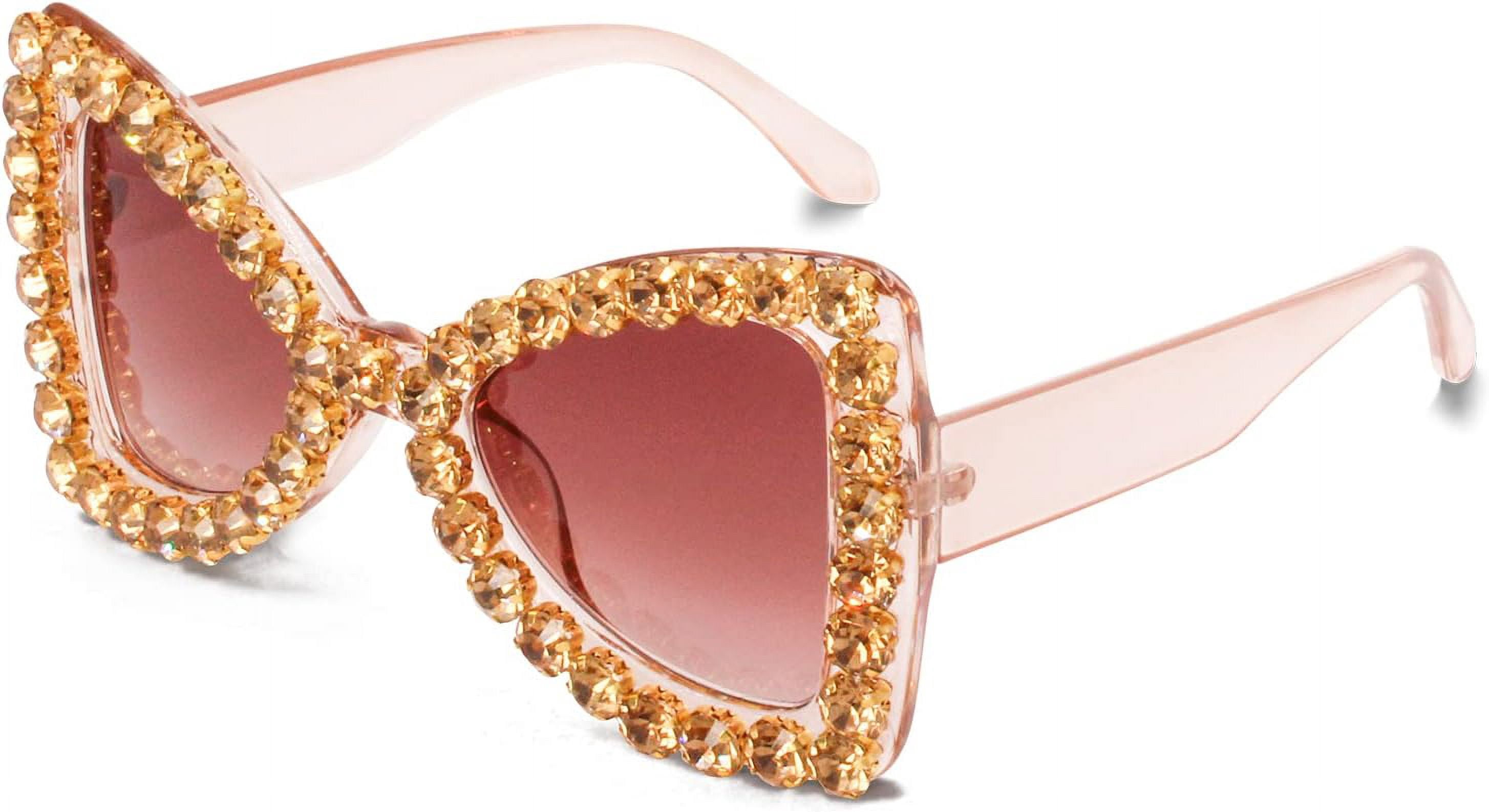 ✨SALE✨ Mango 	
Sunglasses with rhinestone ✨SALE✨ Amazon.com: COTIA Cat Eye Rhinestone Sunglasses for Women  main image 2