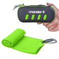 thumbnail image 1 of 4Monster Toalla De Microfibra, Toalla De Viaje, Toalla De Camping, De Secado Rápido, Suave, Peso Ligero, Adecuada Para Gimnasio, Playa, Natación, Mochilero Y Más (Verde Mediano (24 X 48 Pulgadas)), 1 of 5
