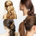 thumbnail image 2 of 12pcs Banana Hair Clips, EEEkit Large Double Comb Clips, Fishtail Hair Clips, Vintage Clincher and Ponytail Holder Combs, 2 of 6