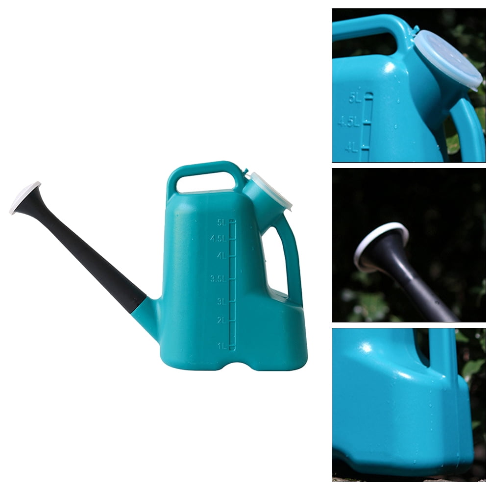 FESTFENDS 1pc Capacity Plastic Watering Can With Lid Long Nozzle Sprayer For Garden For Plant Care