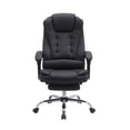 thumbnail image 2 of Silla Escritorio Ejecutiva Oficina Fina Elegante Ecopiel YX-0102 Negro, 2 of 5