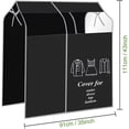 thumbnail image 4 of Cortina de ducha de 120 x 1800 cm, cortina de bañera, antimoho, impermeable, para baño, 4 of 5
