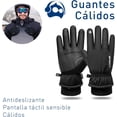 thumbnail image 2 of Guantes para Frío Bluelander, Unisex, Funcionalidad de Pantalla Táctil, Talla XL, Negro, 2 of 5