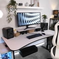 thumbnail image 2 of Arozzi Desk Riser, Small - White, 2 of 8