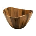 thumbnail image 2 of Lipper International 1174-2 Acacia Large Wave Bowl with Servers, 2 of 3