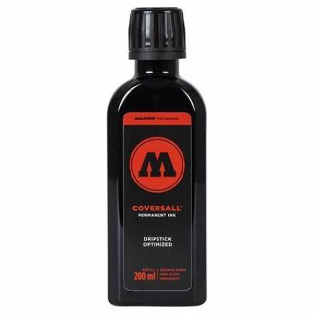 Pintura Refill Coversall 200Ml Negro Molotow