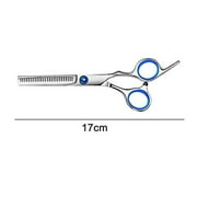 Hair Thinning Shears Professional Teeth Scissors with Adjustable Screw Barber Scissor for Texturizing Styling - Stainless Steel