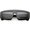 Black / Smoke, variant on Futuristic Rectangle Sunglasses Wide Arms Neutral Colored Lens 57mm (Clear / Smoke)