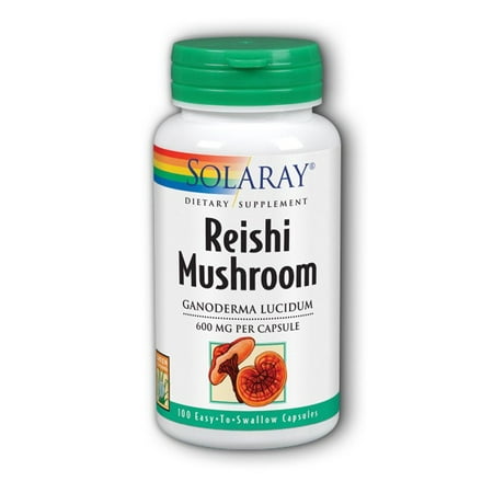 Reishi Mushroom 600mg Solaray 100 Caps (Best Reishi Mushroom Supplement)