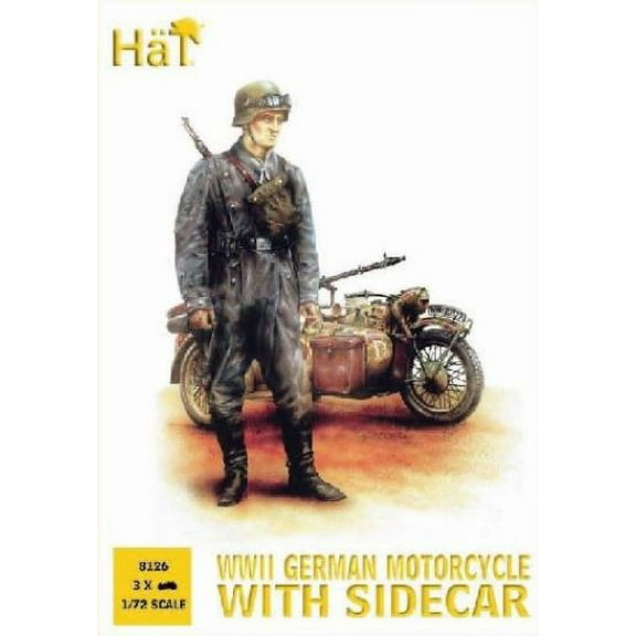 WWII German Motorcycle w/Sidecar New