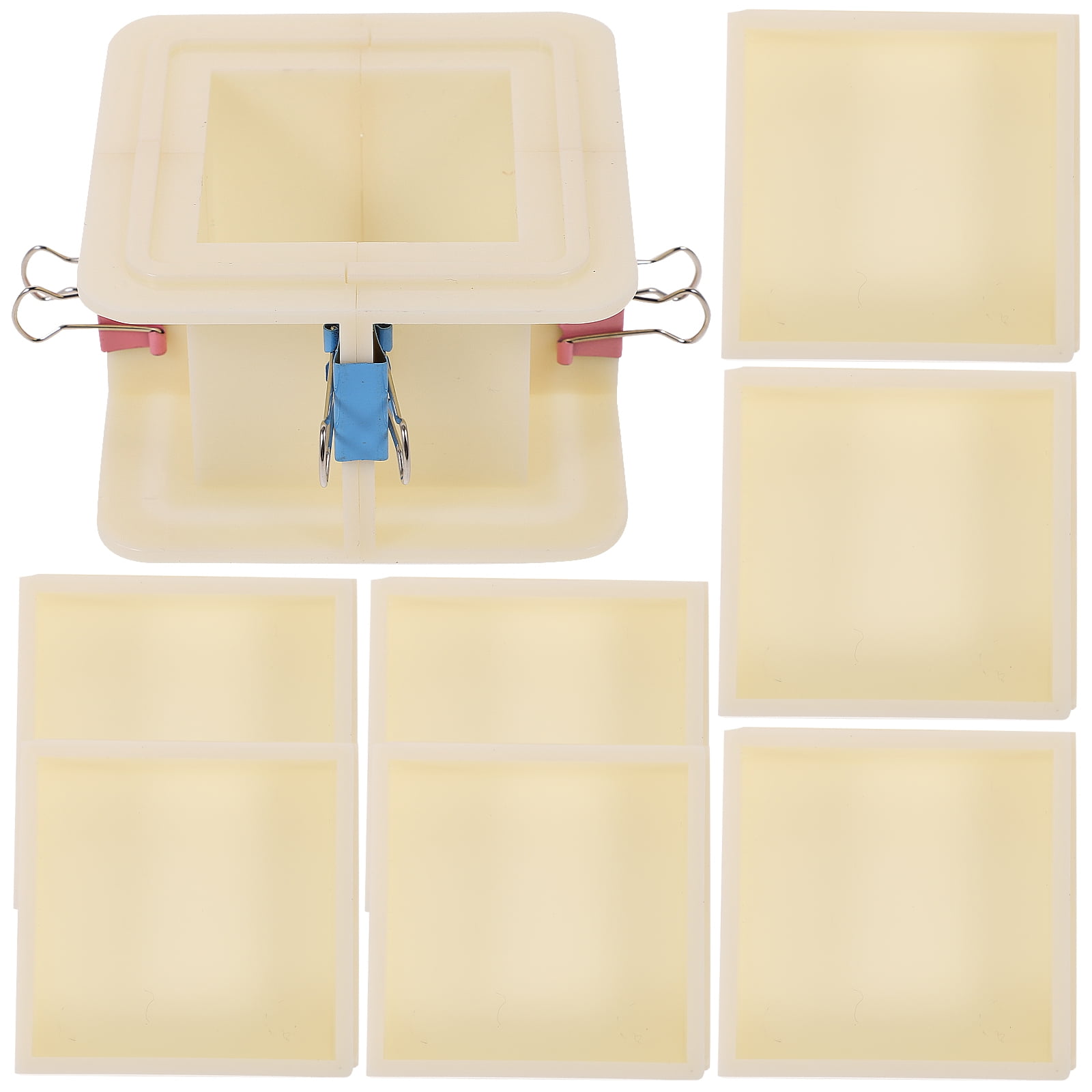 1 Set Adjustable Mold Housing Plastic Frame for Silicone Rubber Soap
