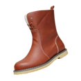 thumbnail image 2 of Willtoo Sports Shoes for Women Round Toe Lace‑up Ankle Boots, Thick‑Sole Fall Winter Casual Short Boots Non‑Slip Fashion Walking Footwear, 2 of 4
