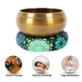 thumbnail image 4 of IBA Indianbeautifulart Tibetan Singing Bowl Musical Instrument For Meditation W/ Stick & Cushion Handcrafted In Nepal Bowl For Relaxation, Yoga & Spiritual Healing, 4 of 7
