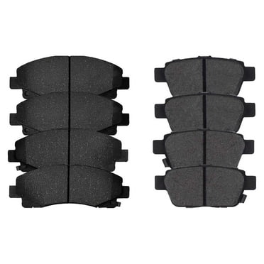 AutoShack 8pcs Front and Rear Performance Ceramic Brake Pad Set Replacement for 2009-2011 2012 2013 2014 Acura TL 2006 2007 2008 2009 2010 2011 Honda Ridgeline 3.5L 3.7L V6 AWD FWD PCD1102-1103