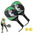 thumbnail image 1 of Pickle Ball Paddle Set Of 2 2-pcs Lightweight Pickle Ball Rackets Pickleball Rackets With 2 Balls For Adults Indoor Amp; Outdoor, 1 of 5