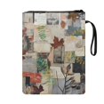 thumbnail image 2 of HELLHERO Maple Leaf Newspaper Retro Polyester Bible Cover 11.4 Inch X 8.66 Inch for Hardcover Notebook Bible Journal Washable, 2 of 8