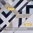 thumbnail image 4 of DriftAway Diamond Trellis Watercolor Geometric Valance, 52” x 14”, 4 of 6
