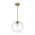 thumbnail image 4 of Living District Baxter 12 Inch Pendant Clear Shade in Satin Gold, 4 of 10