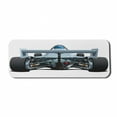 thumbnail image 1 of Cars Computer Mouse Pad, Back View of a Formula Race Car Rally Competition Sports Cartoon Style, Rectangle Non-Slip Rubber Mousepad Large, 31" x 12", Bluegrey White and Black, by Ambesonne, 1 of 2