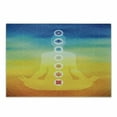 thumbnail image 1 of Colorful Cutting Board, Gradient Colored Digital Female Human Body with Central Points Design, Decorative Tempered Glass Cutting and Serving Board, Small Size, Multicolor, by Ambesonne, 1 of 1