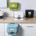 thumbnail image 2 of Kitchen Compost Bin with Lid, 1.8 Gallon / 7L Hanging Trash Can Small Portable Garbage Box Compost Bucket for Under Sink, Cabinet, 2 of 8