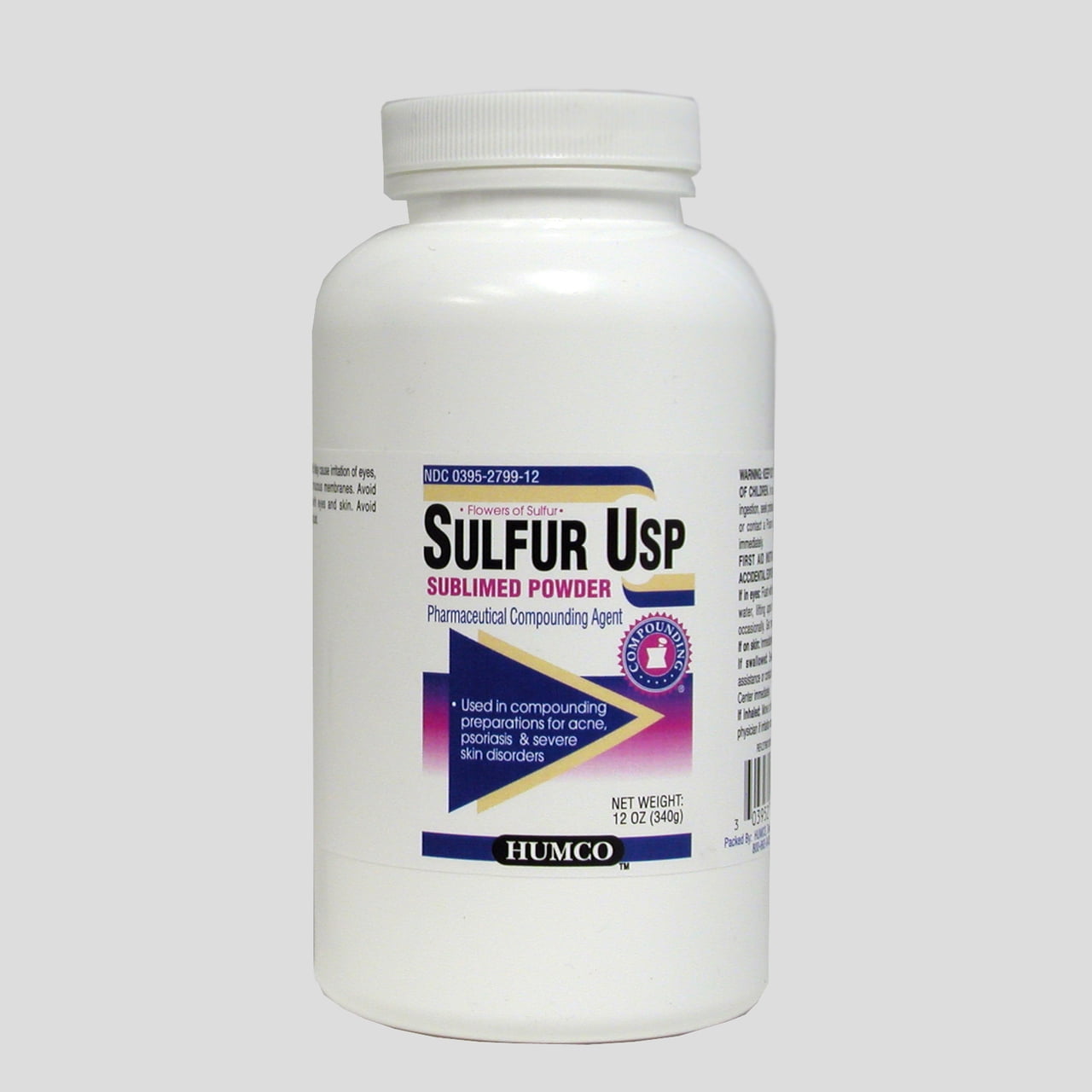 Humco 12 oz Sulfur Sublimed Powder