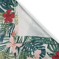 thumbnail image 3 of Ambesonne Leaf Kitchen Curtains, Nature Crepe Ginger Flower, 55"x39", Dark Green Green, 3 of 3