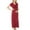 Wine, variant on kakina CMSX Women Nursing Short Sleeve Crew Neck Fall Dress Maternity Dresses Tiered Dress with Pockets