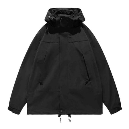 HTNBO Women Waterproof Windbreaker Color Block Hiking Fishing Rain Jacket Running Coat Unisex Windproof Outerwear