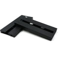 thumbnail image 5 of Soporte para copas de vino colgante, no requiere perforación, gran capacidad, soporte para copas colgantes, para bar, cocina, 25,3 × 11 × 2 cm (negro, 2), 5 of 5