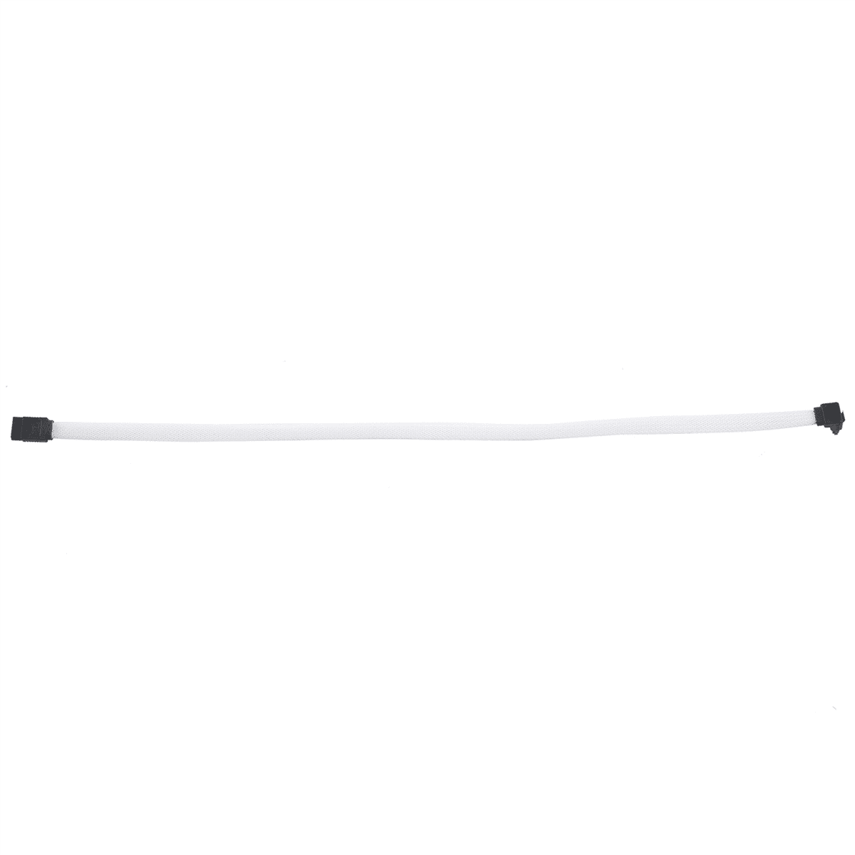 20pcs 50CM 3.0 III SATA3 7Pin Data Cable Right Angle 6Gb/S SSD Cables HDD Hard Disk Data Cord with Nylon Sleeved,20 x SATA3 7pin Data Cable,White